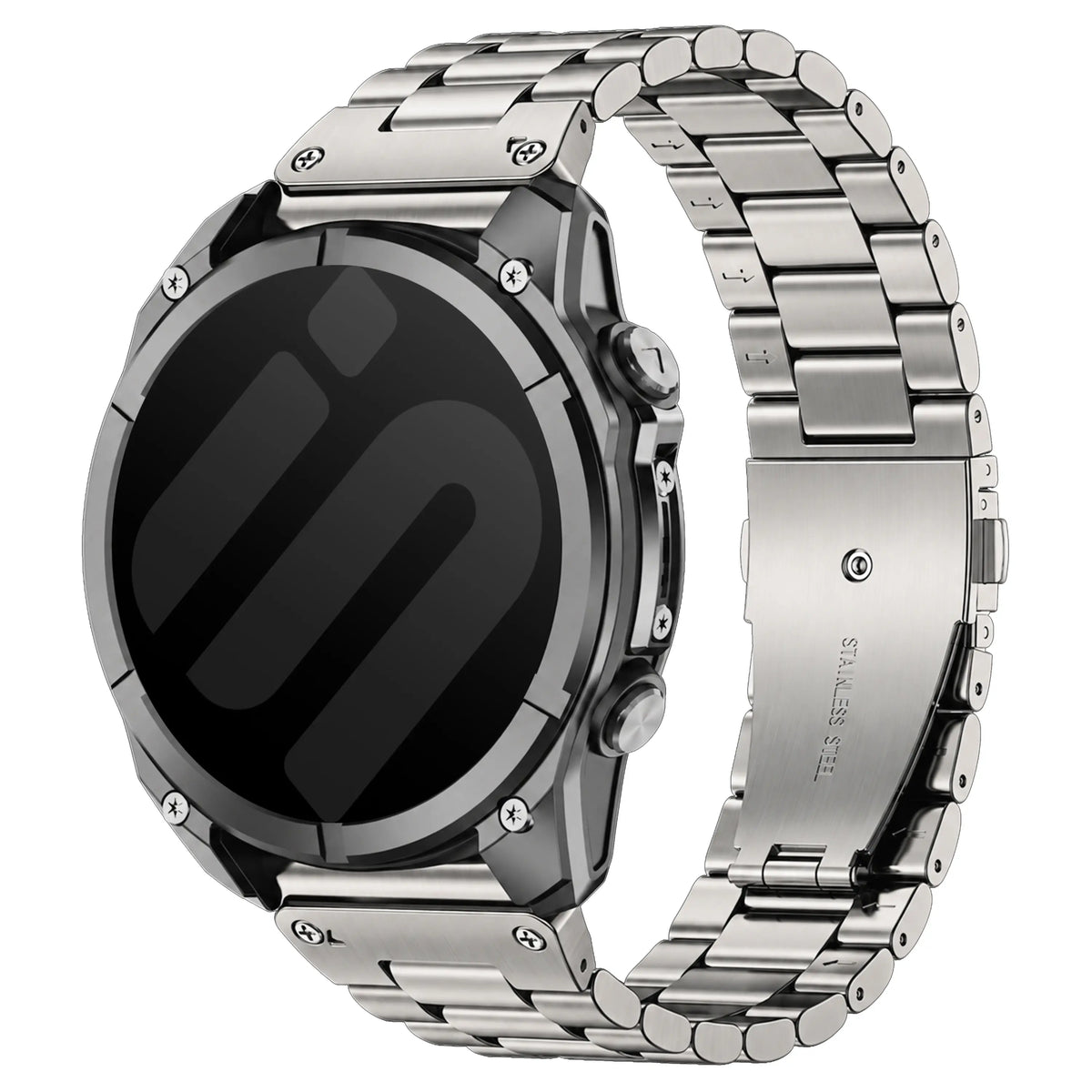 Bracelet acier premium Garmin Approach S72 - 47mm (titane)