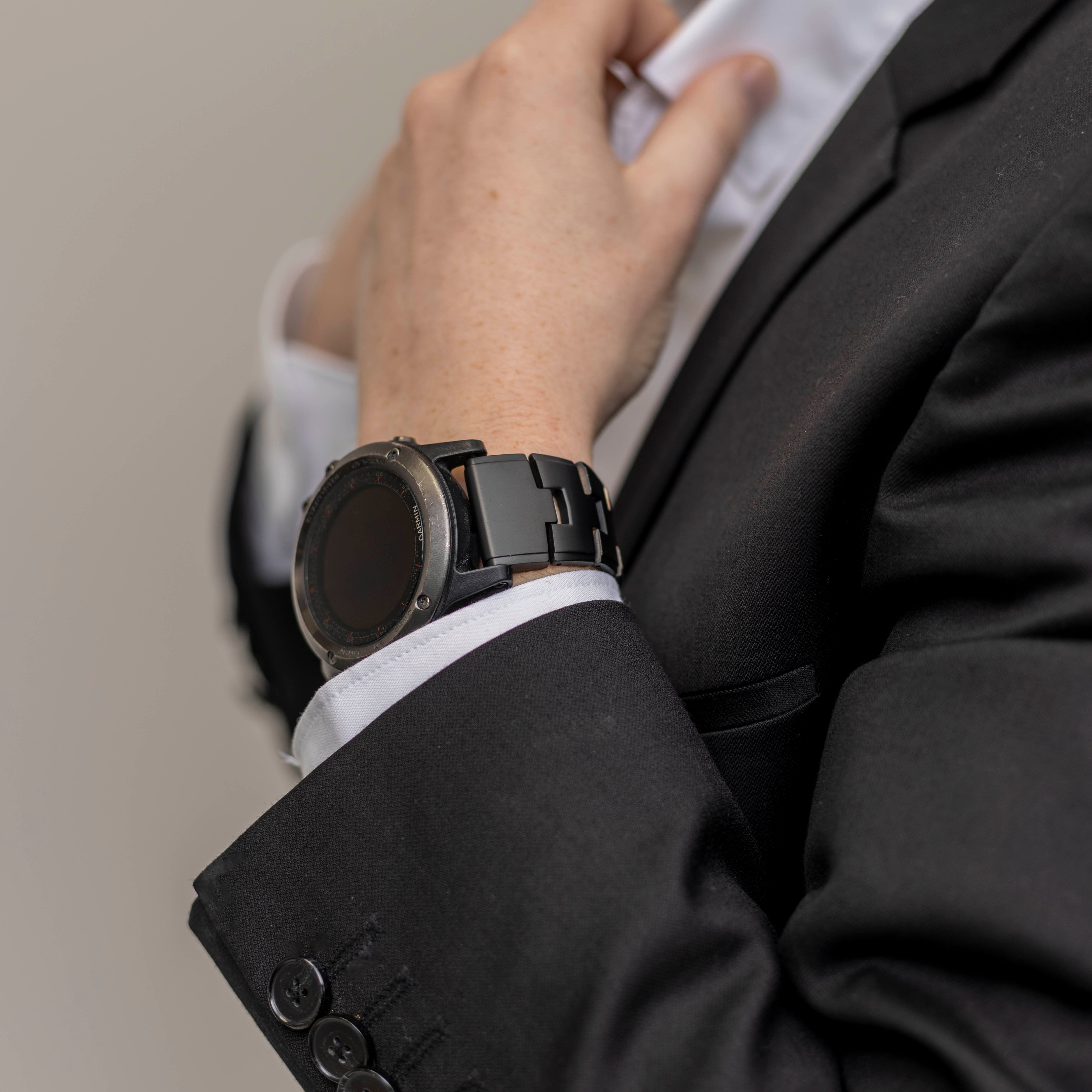 Garmin Epix Pro (Gen 2) 51mm titanium bandje (zwart)