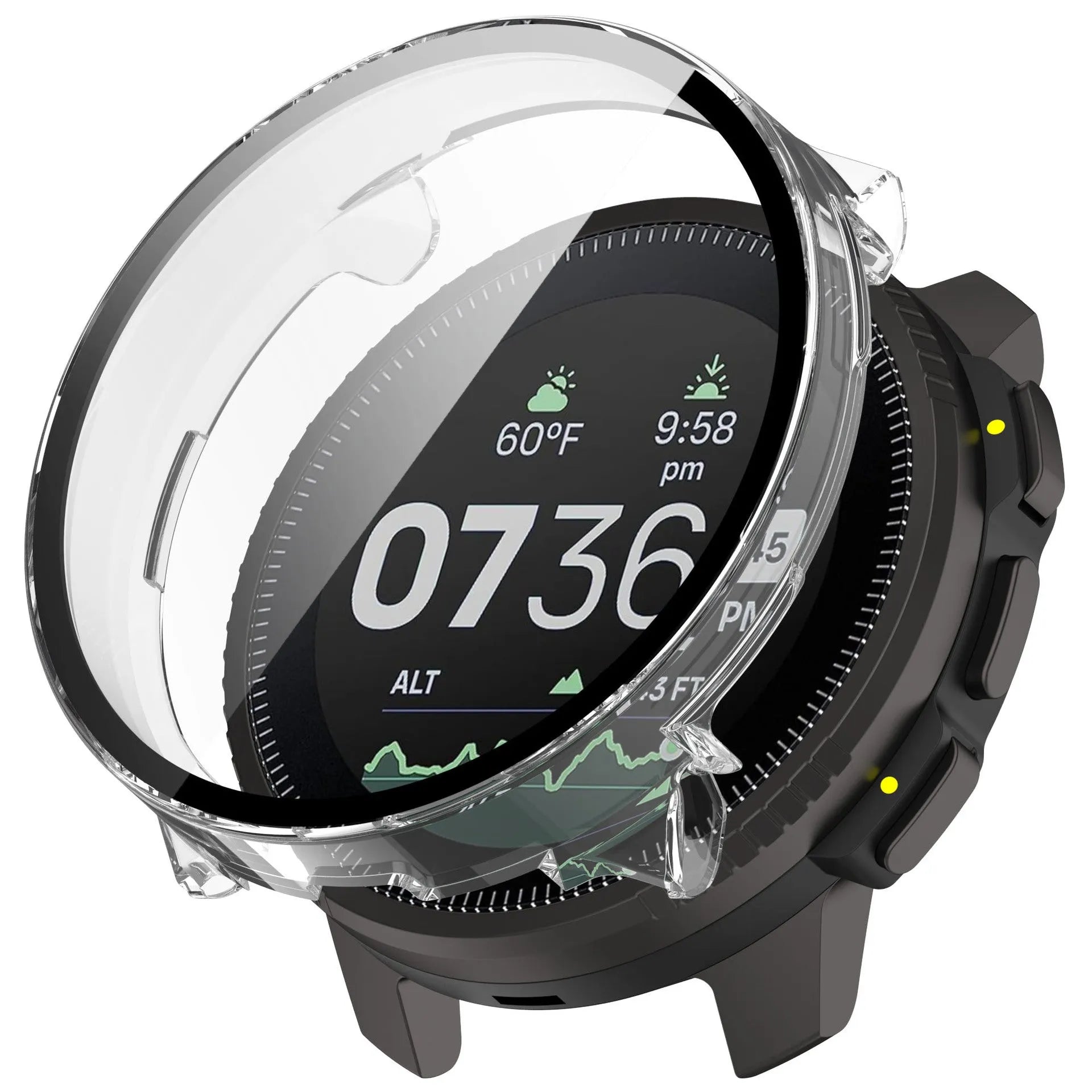 Funda resistente con vidrio Suunto Vertical (transparente)