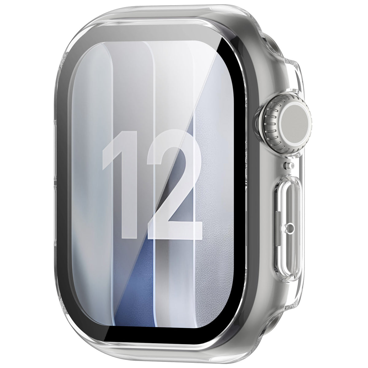 Funda rígida con cristal Apple Watch 12 - 42mm (transparente)
