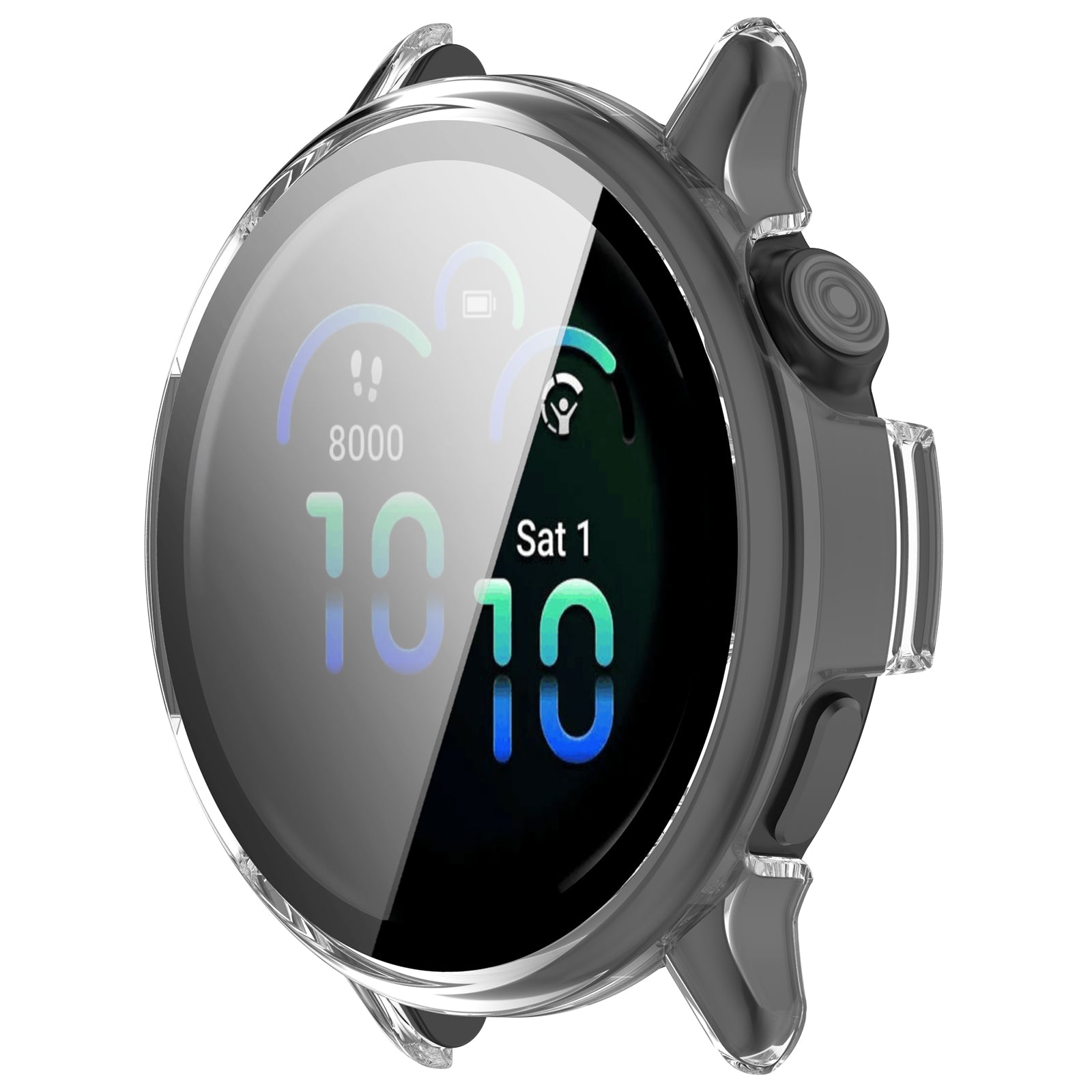 Funda rígida con vidrio Garmin Vivoactive 6 (transparente)