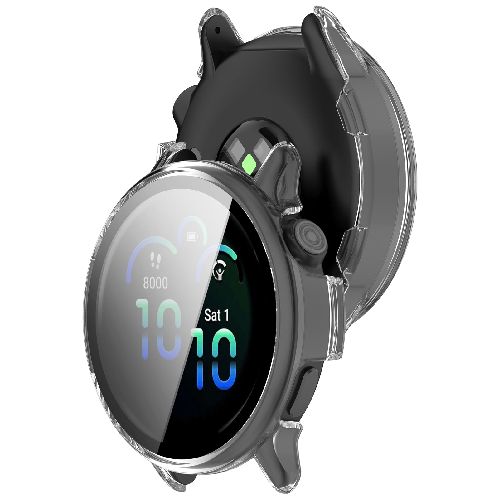 Funda rígida con vidrio Garmin Vivoactive 6 (transparente)