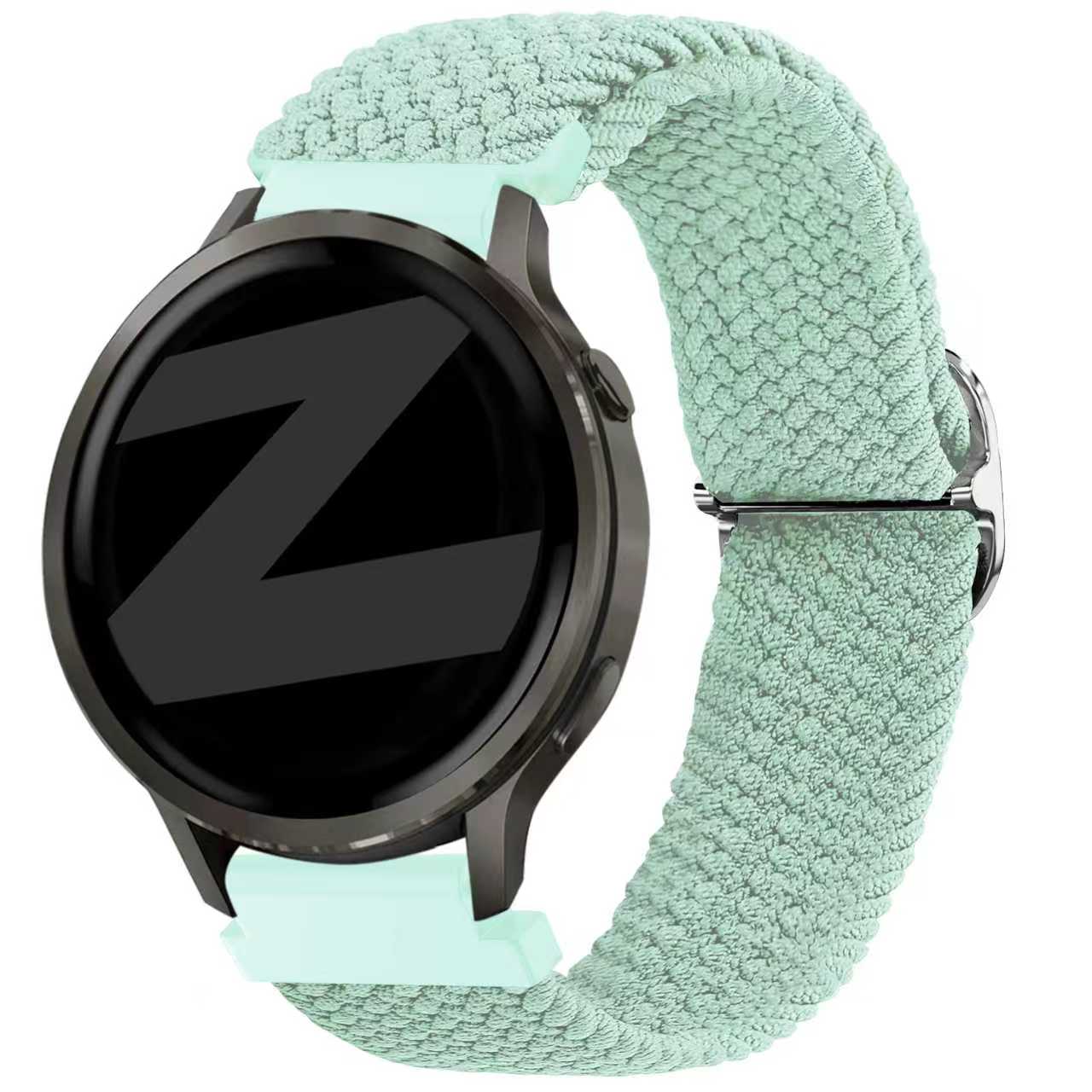 Bandz Correa trenzada ajustable Garmin Venu 2s (turquesa)
