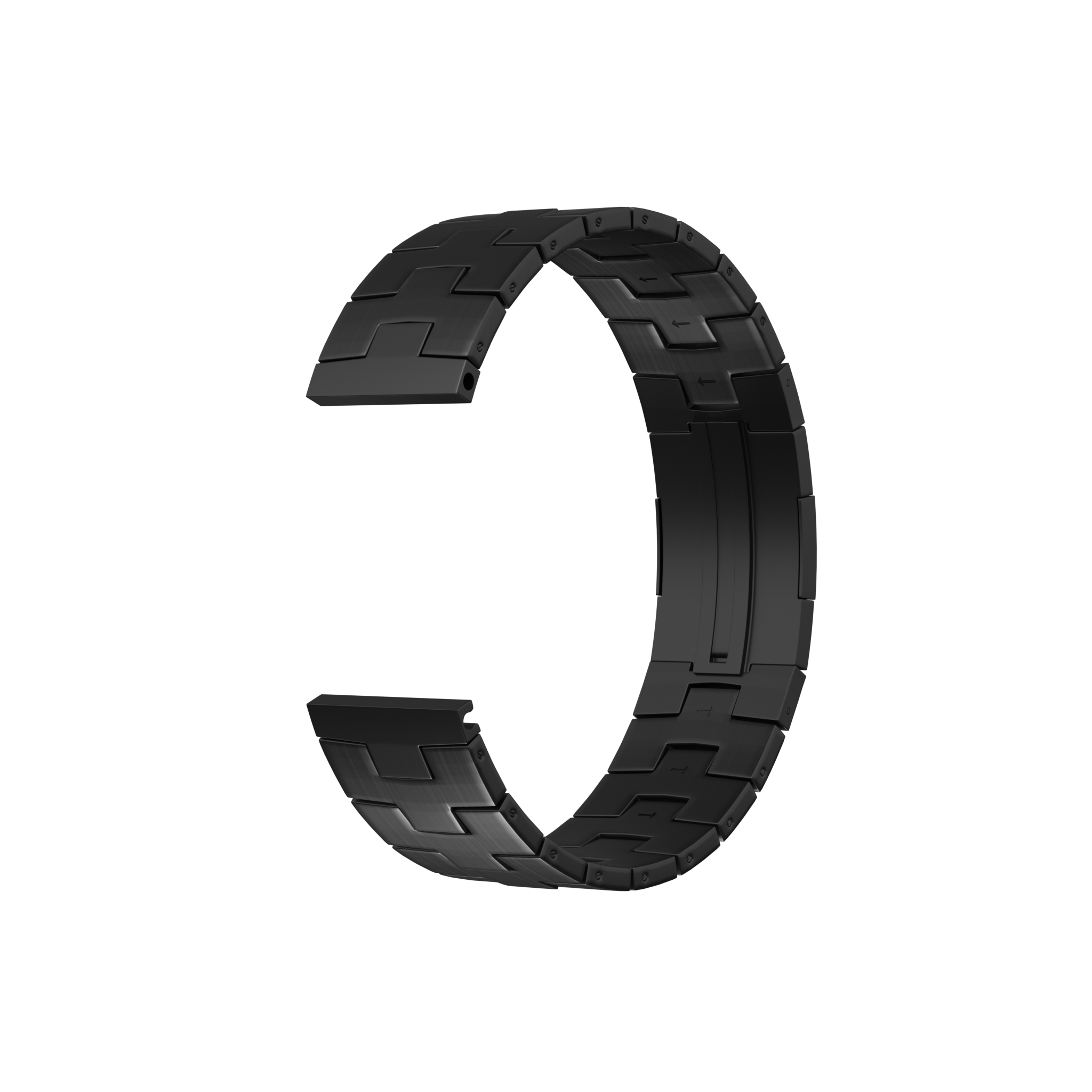 Huawei Watch GT 5 Pro - 46mm Titan-Grain-Armband (flacher Verschluss) (Graphit)