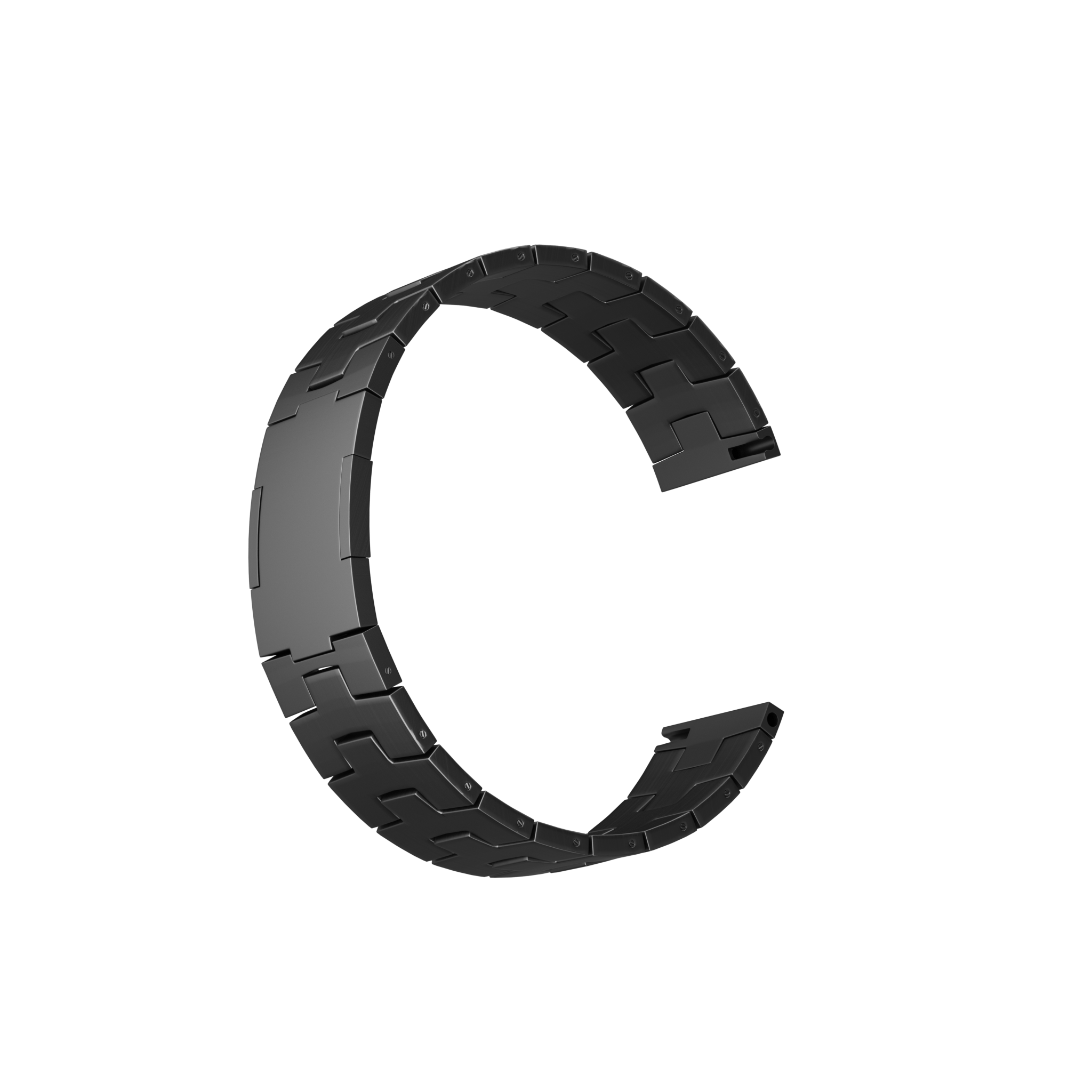 Huawei Watch GT 5 Pro - 46mm Titan-Grain-Armband (flacher Verschluss) (Graphit)