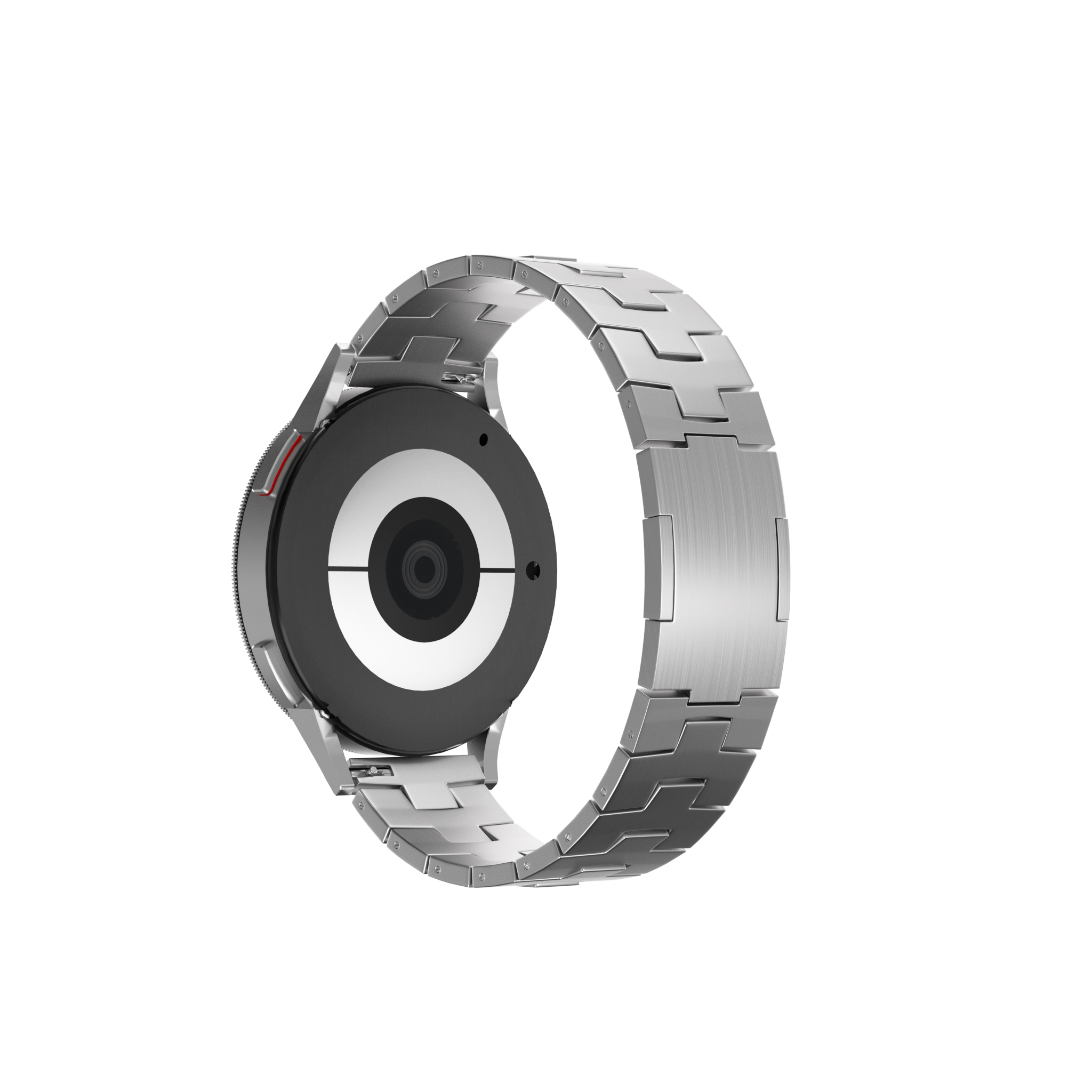 Suunto 9 Peak Pro gebürstetes Titanarmband (flache Schnalle) (Silber)