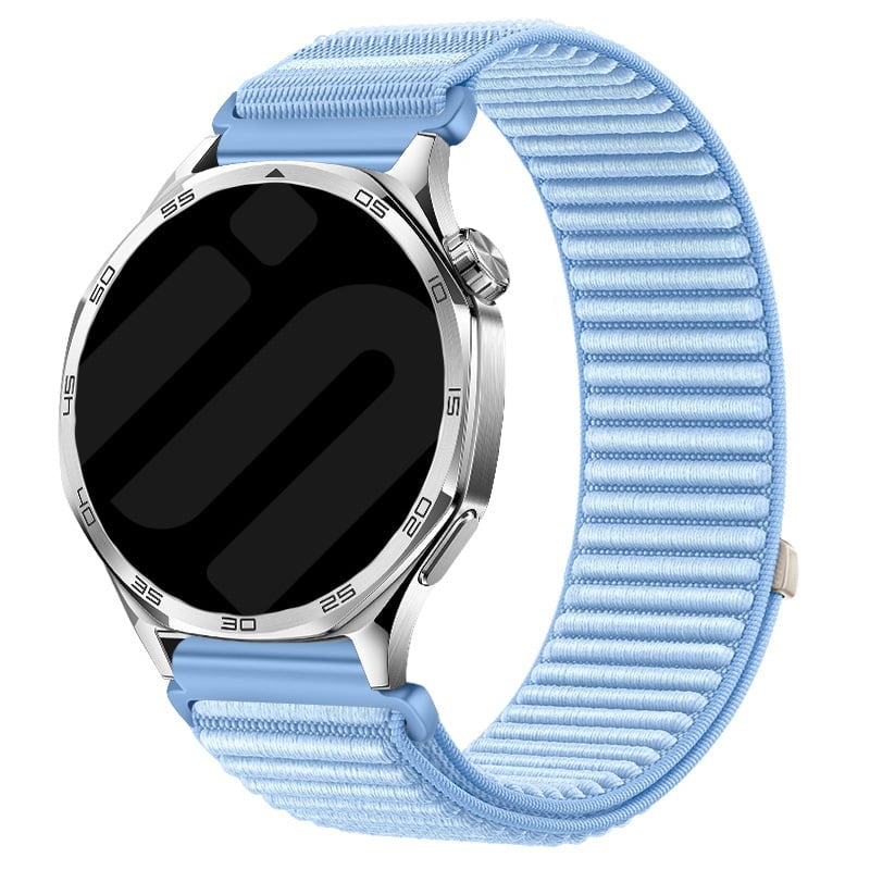 Samsung Galaxy Watch 42mm Wave Nylonarmband (Hell Blau)