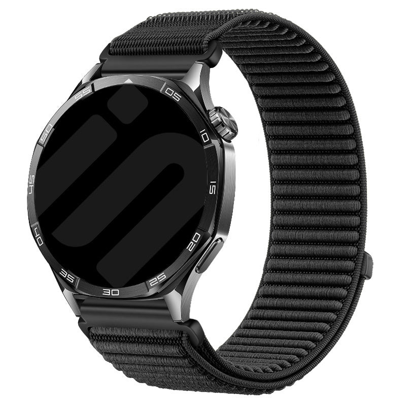 Samsung Galaxy Watch 46mm Wave Nylonarmband (Schwarz)