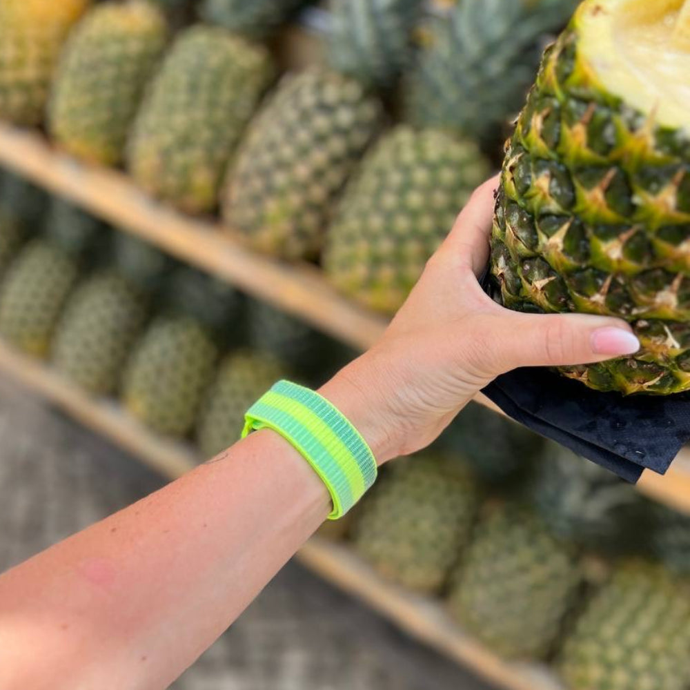 Apple Watch Ultra Nylonarmband (Grün/Gelb)