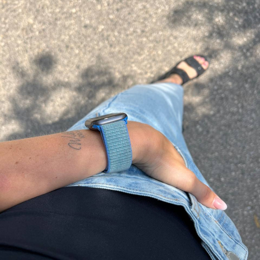Apple Watch Ultra Nylonarmband (Blau)