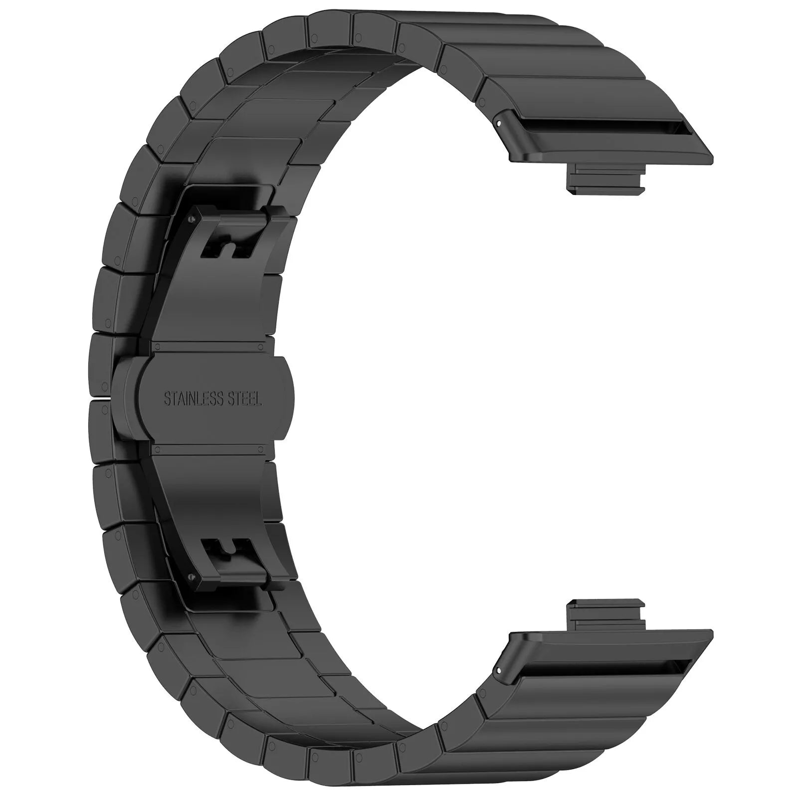 Huawei Watch Fit 4 Pro Luxury Metal Strap (Black)