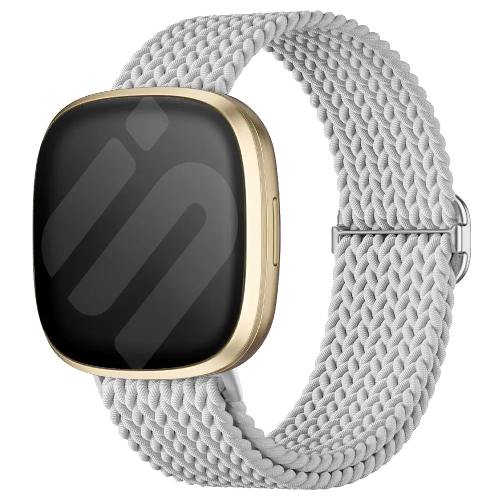 Nylon Adjustable Woven Strap, light grey