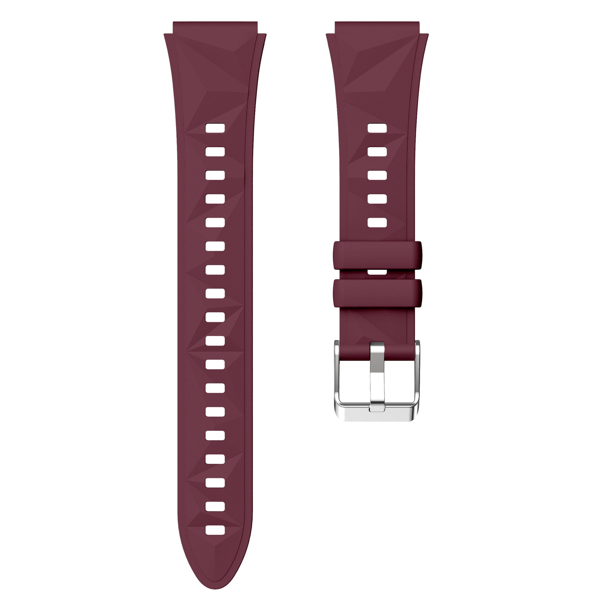 Huawei Watch GT 4 - 41 mm Premium Silicona Correa (vino rojo)