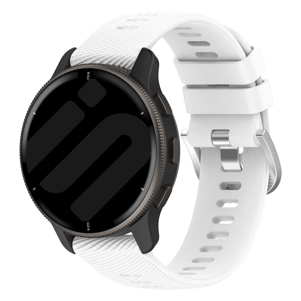 Garmin Forerunner 570 - 42mm Silicone Strap (White)