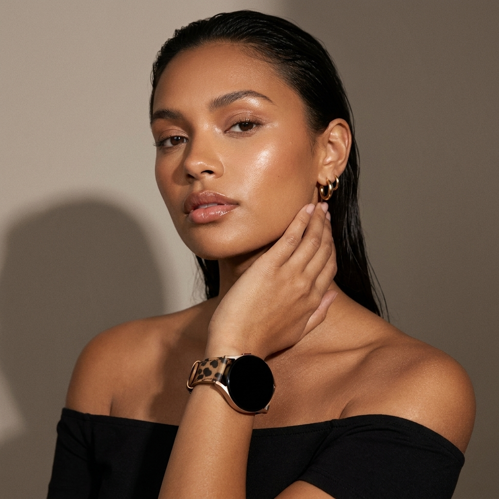 xoxo Wildhearts Amazfit GTR Mini Leather Strap (Leopard)