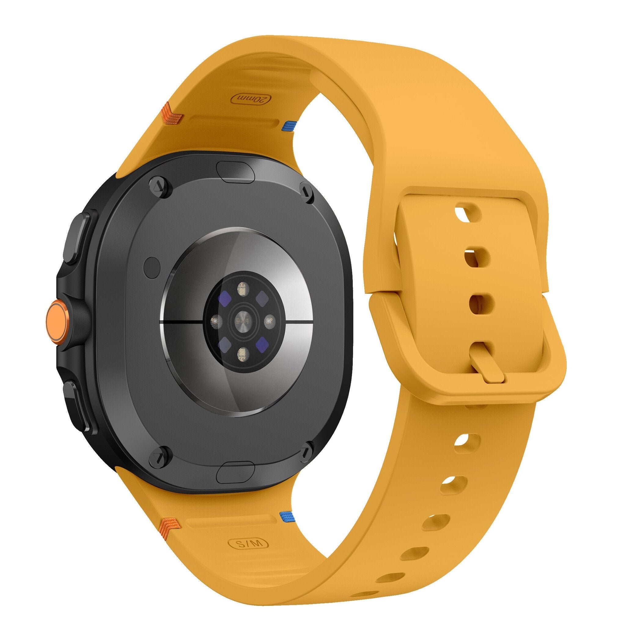 Samsung Galaxy Watch 8 - 44mm siliconen bandje (geel)