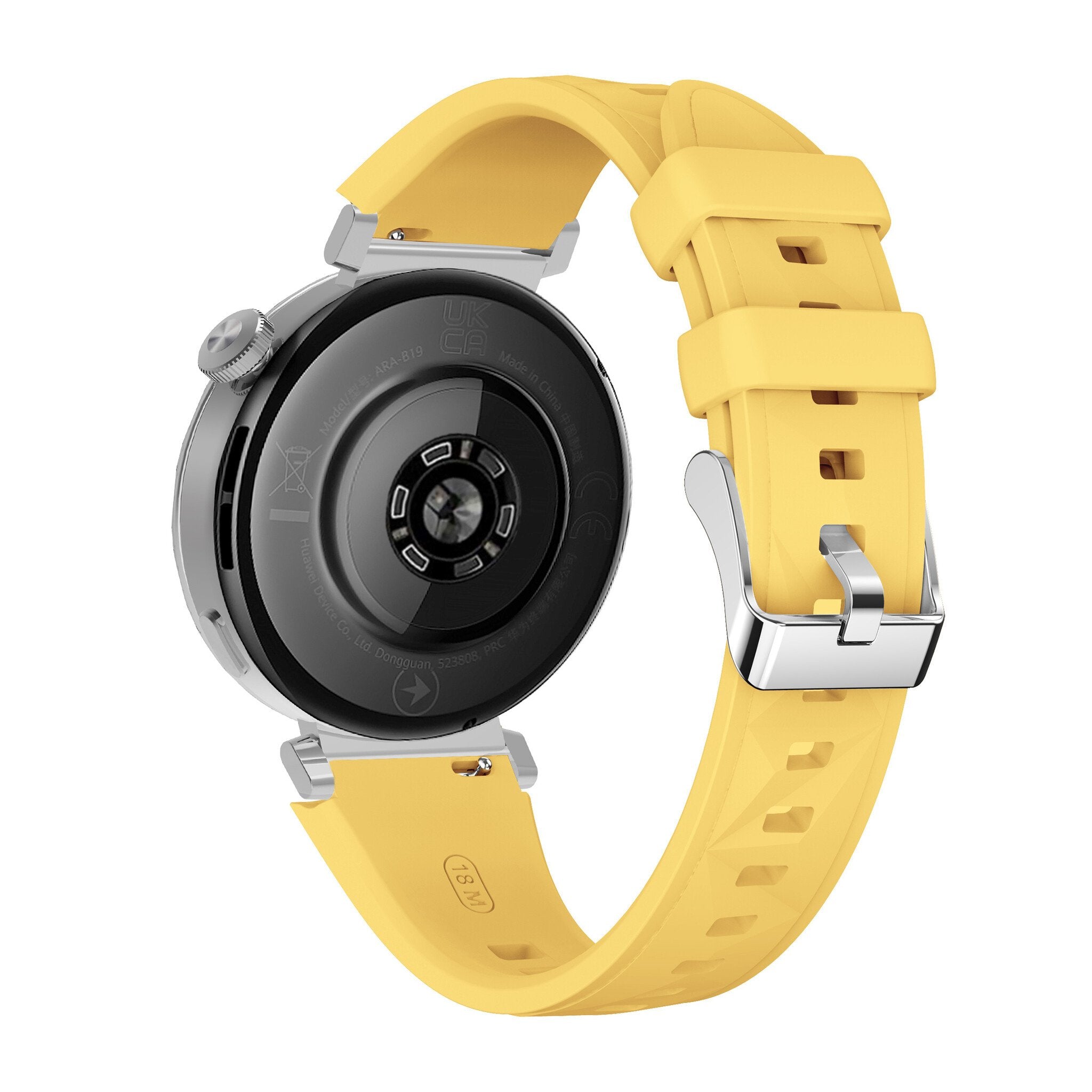 Huawei Watch GT 5 - 41mm Premium Silikonarmband (Gelb)