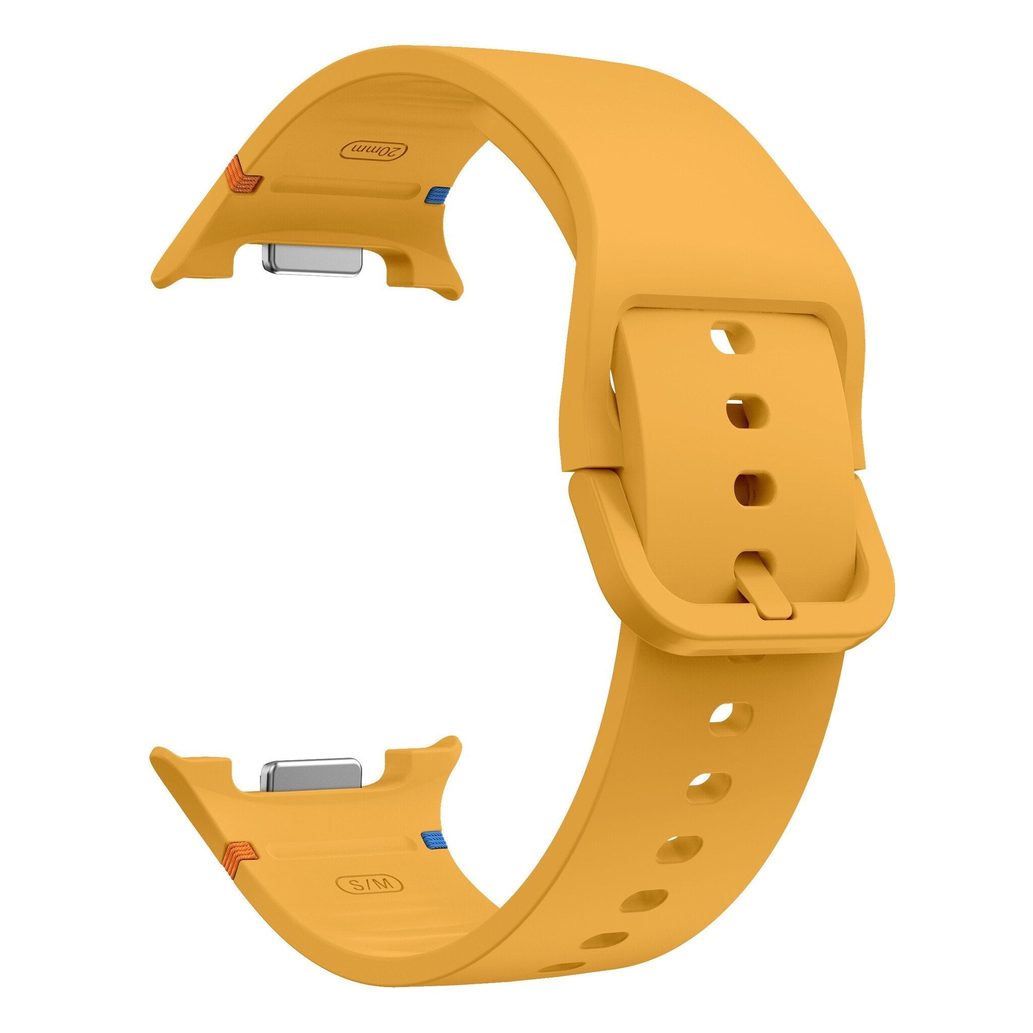 Samsung Galaxy Watch 8 - 44mm siliconen bandje (geel)