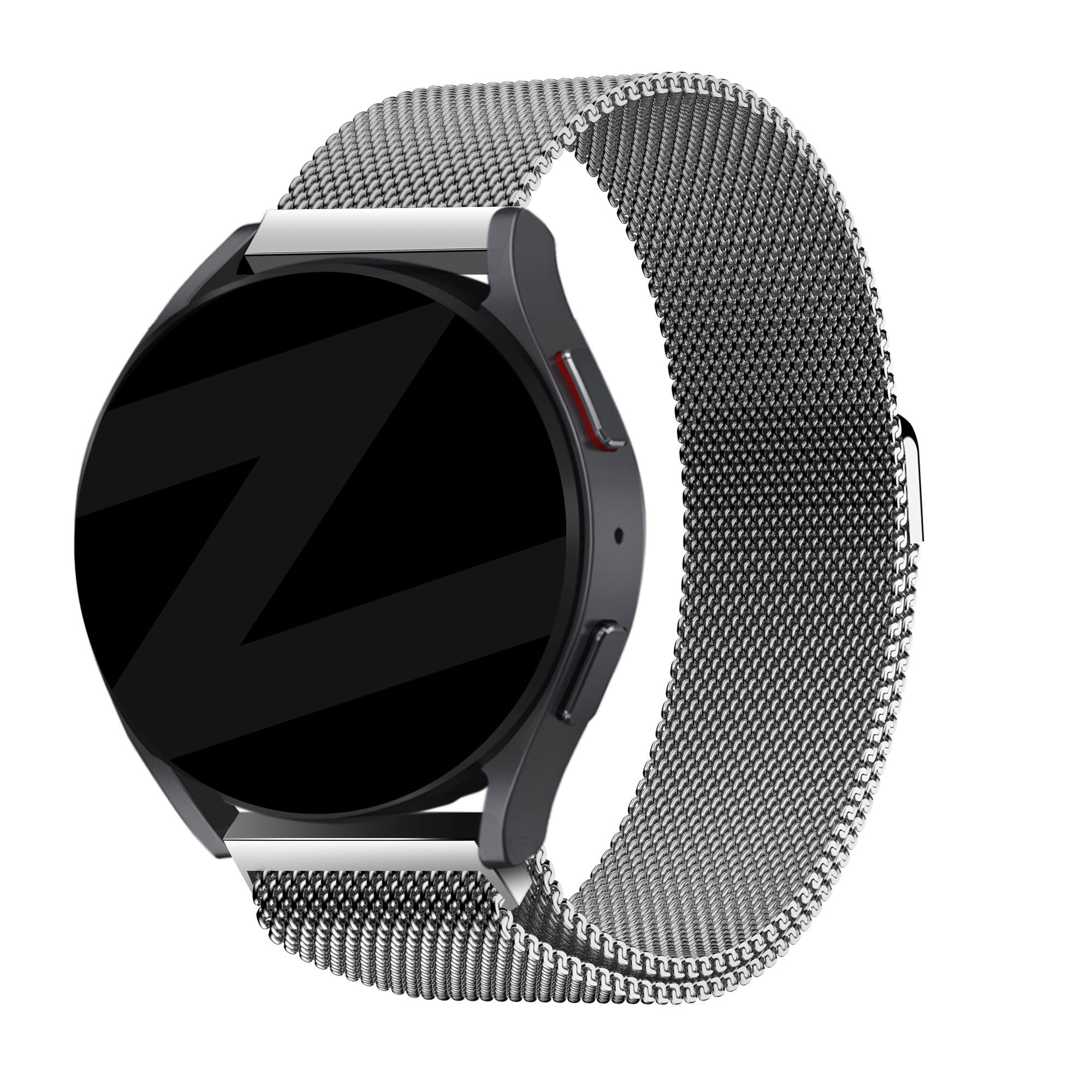 Bandz Garmin Forerunner 245 Milanese Loop Strap (Silver)