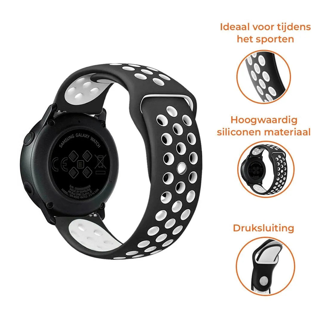 Suunto Run Sports Armband (Schwarz/Weiß)