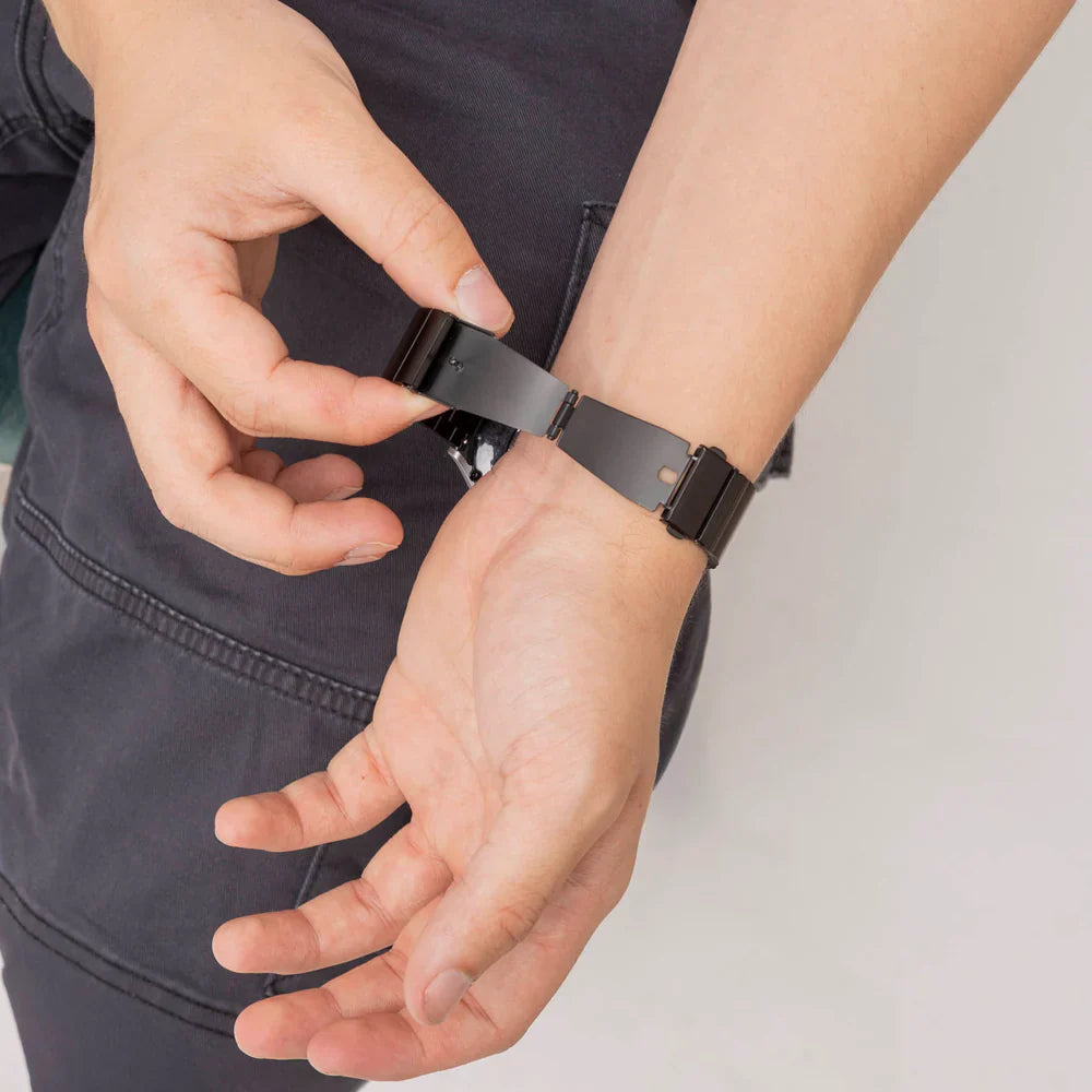 Amazfit Bip 3 (Pro) Metal Strap (Black)