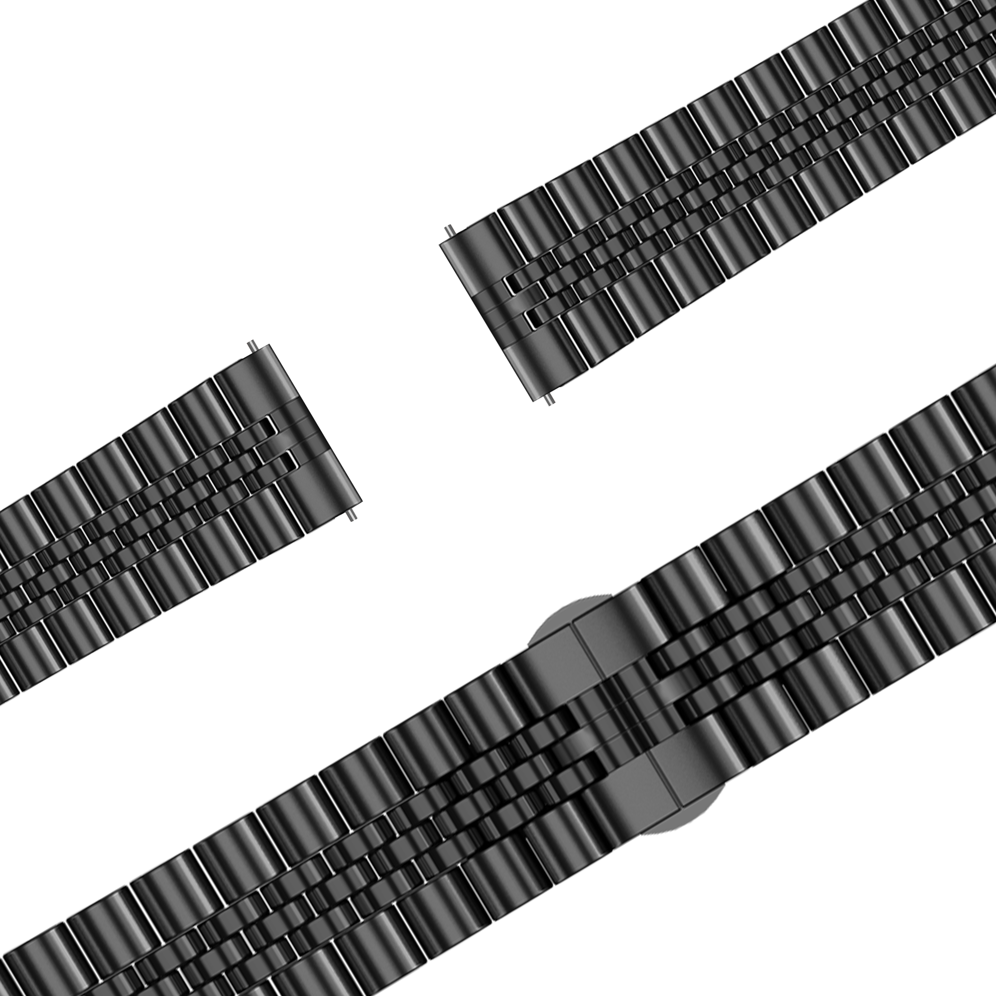 Bandz Garmin Forerunner 645 Steel Strap 'Jubilee' (Black)