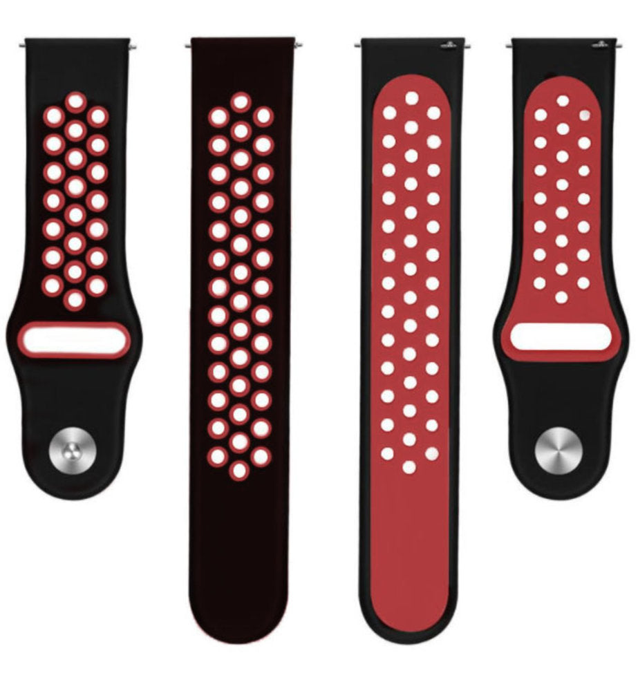 Withings Steel HR - 40mm Sport Strap (Black/Red)
