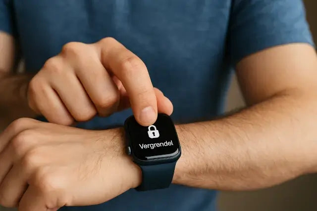 how to lock apple watch