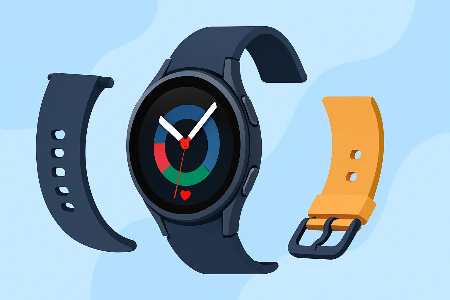 How do I replace the band on my Samsung Galaxy Watch?