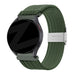 Bandz Amazfit GTR 4 Woven Nylon Strap (Olive Green)