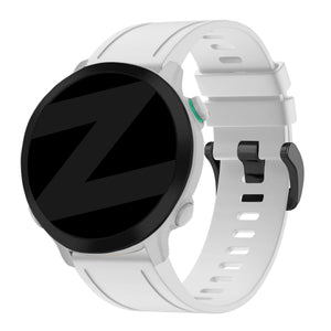 Bandz Garmin Descent Mk2S Silikonarmband mit Schnalle (Weiß)