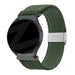 Bandz Withings Scan Watch 2 - 42mm geflochtenes Nylon Band (Olivgrün)