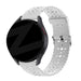 Bandz Samsung Galaxy Watch 5 40mm Silicone Strap with Cutouts (White)