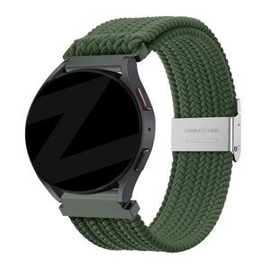 Bandz Levowatch Tiny Woven Nylon Strap (Olive Green)