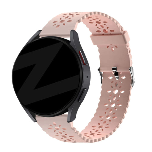 Bandz Levowatch Tiny Patterned Silicone Strap (Pink)