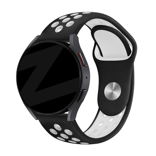 Bandz Levowatch Tiny Sport Strap 'Deluxe' (Black/White)