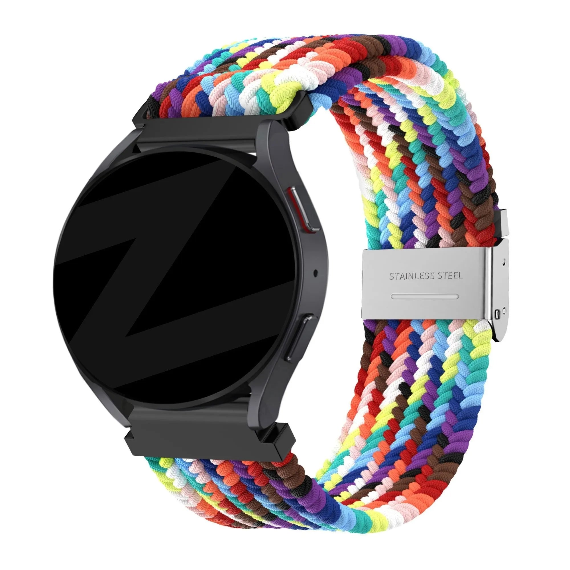 Bandz Coros Apex 42mm Woven Nylon Strap (Rainbow)