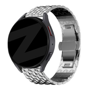 Bandz ICE Fit RT 3.0 - 36mm Steel Strap 'Dragon' (Silver)