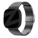 Bandz Fitbit Sense Adjustable Steel Strap (Black)