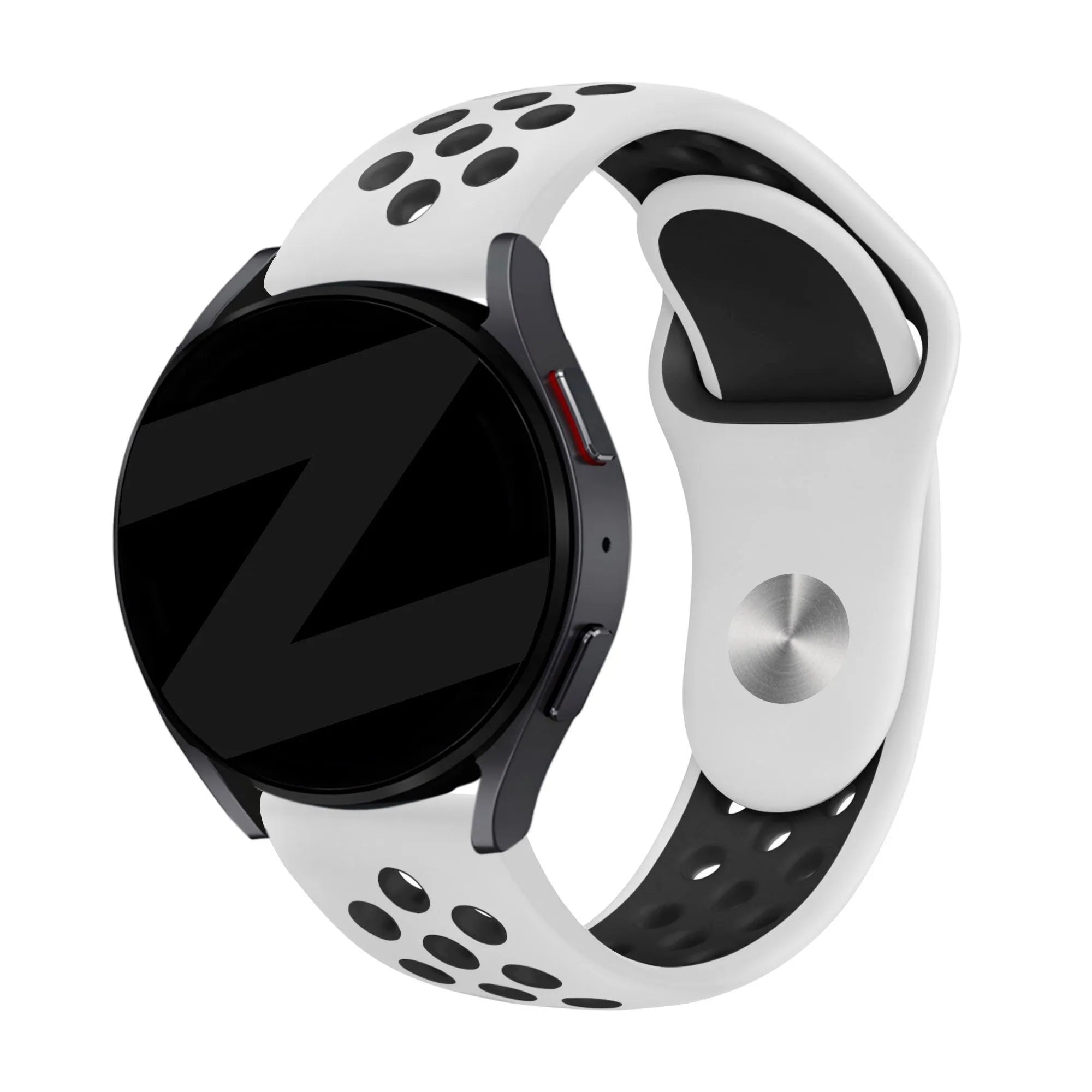 Bandz Bracelet sport 'Deluxe' Maoo Ventura (blanc/noir)