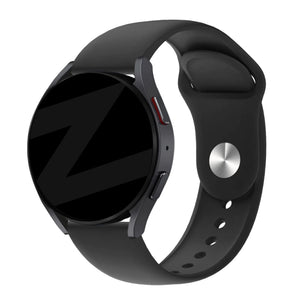 Bandz Pebble Round 2 - 20mm Sportarmband 'Deluxe' (Schwarz)