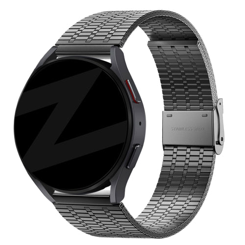 Bandz Suunto Vertical verstellbares Stahlarmband (Schwarz)