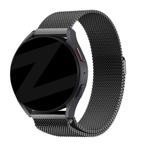 Bandz Garmin Venu Milanese Loop Armband (Schwarz)