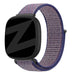 Bandz Fitbit Sense Nylon Loop-Armband (Dunkelblau)