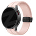 Bandz Samsung Galaxy Watch 6 Classic 43mm D-Schnalle Silikonarmband (Rosa)