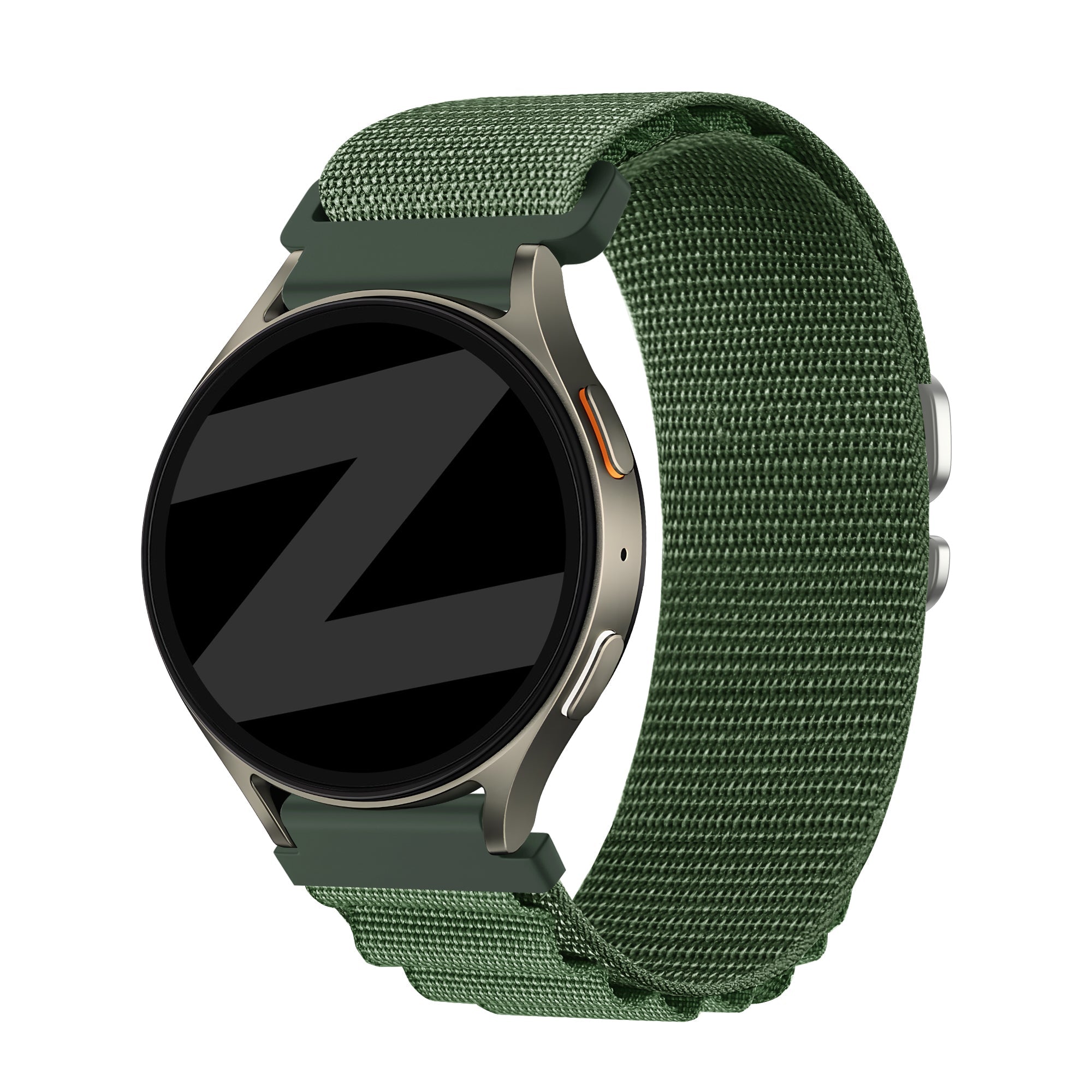 Bandz Samsung Galaxy Watch 6 Classic - 47mm Alpine Nylon Strap (Army Green)