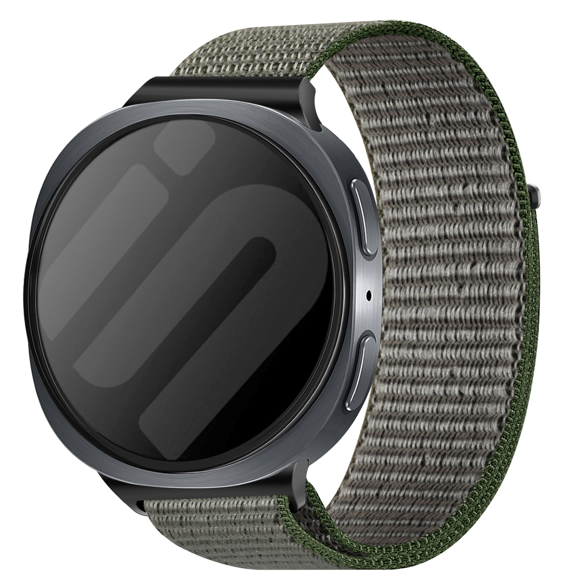 Correa nylon Samsung Galaxy Watch 8 - 44mm (verde oliva)