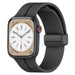 Apple Watch magnetisch D-Schnalle Armband (Schwarz)
