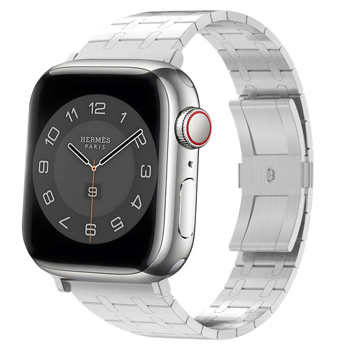 BALR Bracelet acier inoxydable Apple Watch Ultra (argent)