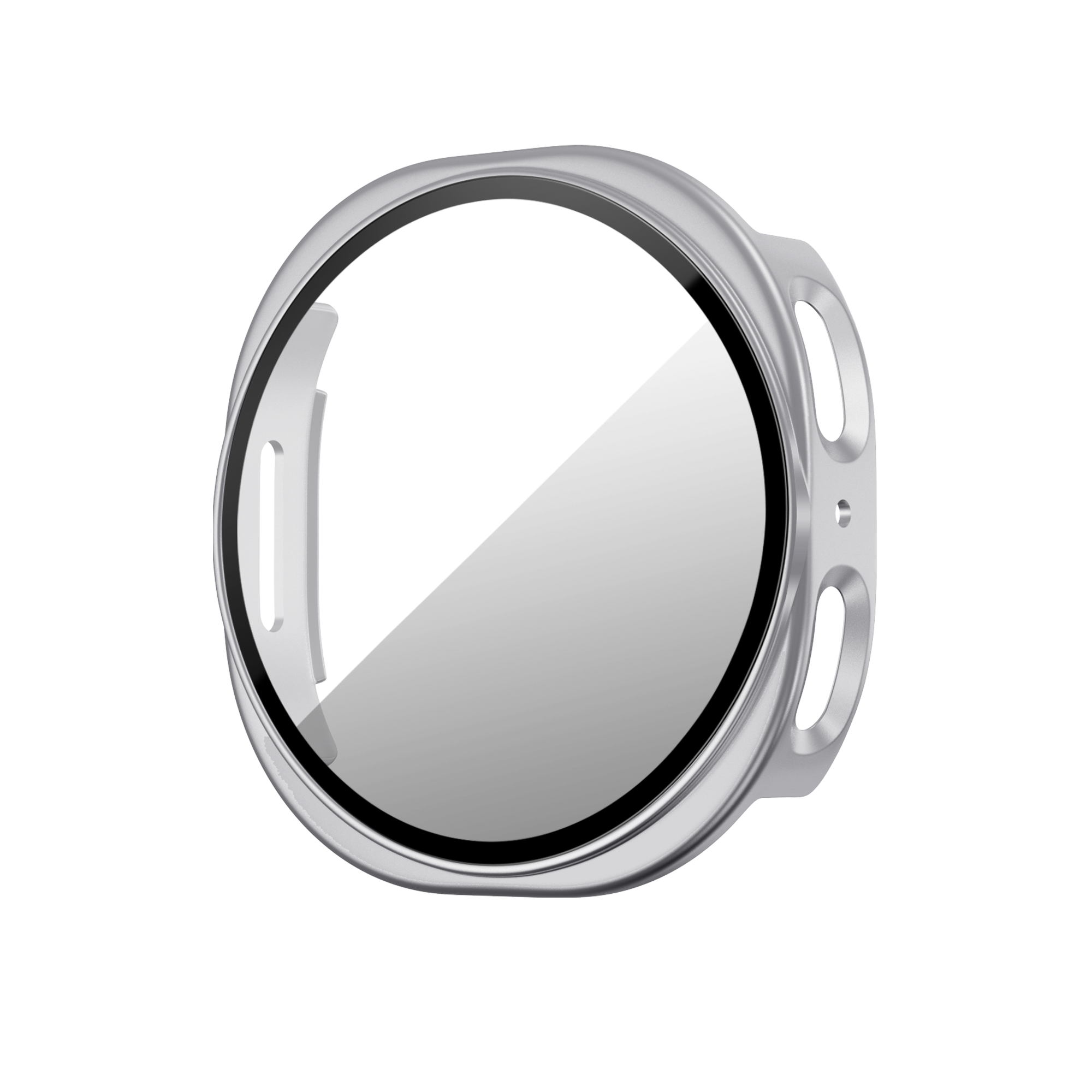 Bandz Funda PC con vidrio Samsung Galaxy Watch 8 - 44mm (plateado)